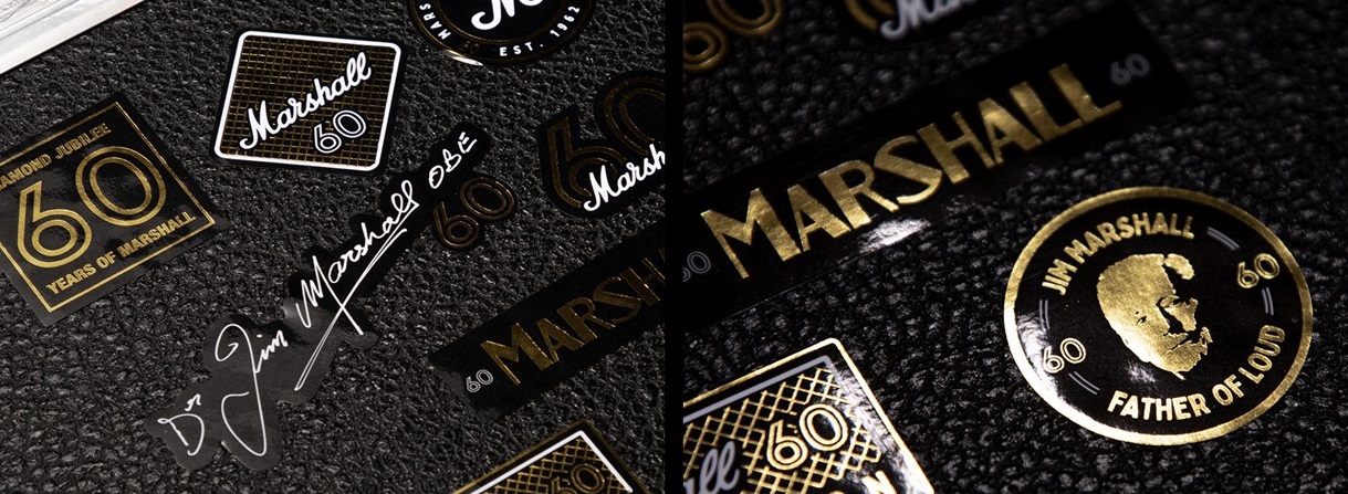 Bộ sticker đặc biệt với 8 mẫu sticker được thiết kế độc quyền theo phong cách và bản sắc của nhà Marshall