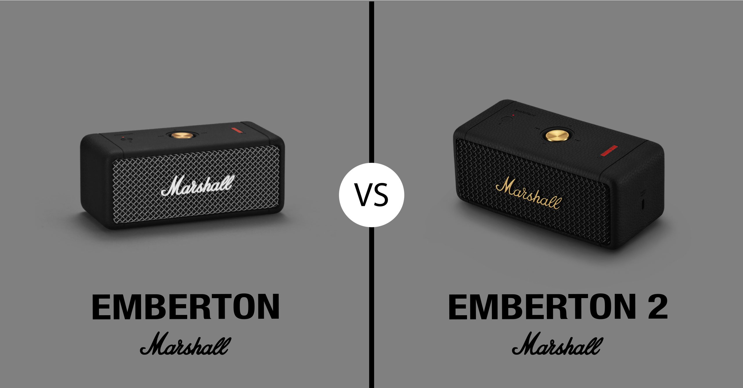 So sánh Marshall Emberton 2 và Emberton 1